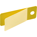 LOC322 - confezione da 50 targhette LAMINAT autoadesive con anello rinforzato