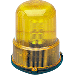 LPS24Y - Segnalatore lampeggiante 24V small colore gialla
