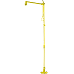 LVD26Y - doccia di emergenza a pavimento colore GIALLO