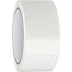 NS50W - nastro adesivo per imballi a svolgimento silenzioso colore bianco