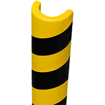 PGE735S - Paracolpi SAFE IN in Eva espansa per tubi h.40 mm colore giallo/nero