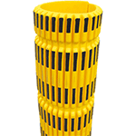 PGE801S - Paracolpi SAFE IN in Eva espansa cavo rigato colore giallo/nero