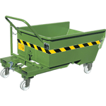 PSA300G - contenitore per rottami ribaltabile portata kg. 600 colore VERDE