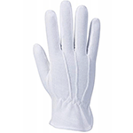 PWT080M - Guanti cotone Microdot bianco taglia M