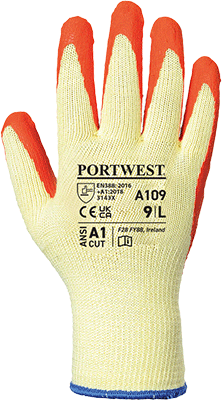 PWT109XL - Guanto in Lattice Grip poliestere arancione tg.XL
