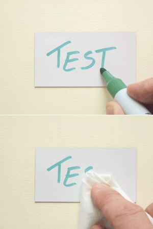 SCR3007W - conf.10 etichette bianche scrivibili e cancellabili mm 75x30