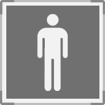 SEM15642A - segnale alluminio METAL monofacciale 150x150 piu'simbolo