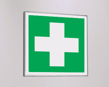 SEME15101A - segnaletica all.Metal mono Pronto soccorso EN ISO 7010 E003