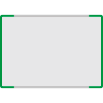 SEMS2129G - segnale alluminio METALSIGN monofacciale colore VERDE