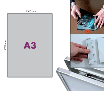 SEMS2942 - segnale alluminio METALSIGN monofacciale 420x297 neutro