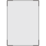 SEMS2942 - segnale alluminio METALSIGN monofacciale 420x297 neutro