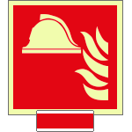 SICLE15111G - sistema COLORFIX ROSSO monofacc.luminescente Pr.Antincendio ISO 7010