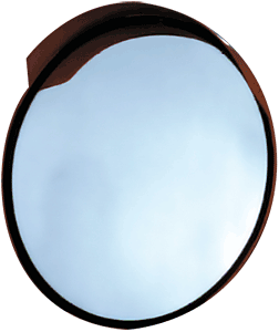 SP209 - Specchio infrangibile dia.900 plastica con visiera