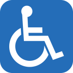 SR130 - Etichetta adesiva rifrangente Invalido