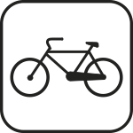 SR131 - Etichetta adesiva rifrangente Bicicletta