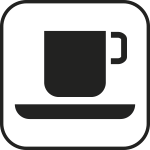 SR174 - Etichetta adesiva rifrangente Tazzina /bar