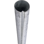 STC6045 - Palo tubolare zincato spess.mm 2 antirotazione diam.60 mt.4,50