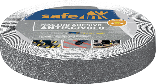SWDS25S - rotolo antiscivolo tipo STANDARD h.mm 25 x m.18,3 colore GRIGIO