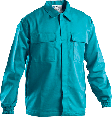 TASP512/54 - giacca collo a camicia con bottoni per operazioni saldatura tg.54