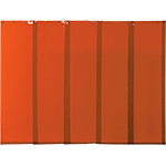 TLT716 - Scatola n.5 strisce per saldatura spessore mm 0,4 colore rosso