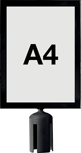 TSA21V - porta avvisi A4 verticale per colonnine SAFE IN