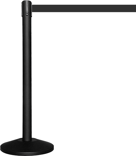 TSB512N - colonnina SAFE IN modello BASIC nera opaca con nastro NERO