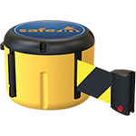 TSMS10NY - testina SAFE IN in polipropilene con nastro 10 mt colore GIALLO/NERO