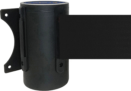 TST400N - testina a muro SAFE IN nera nastro 4 mt NERO