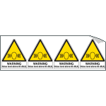 YE95272B - Sheet n. 4 label WARNING NOISE...
