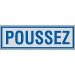 YF96681 - Label silver POUSSEZ