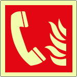 [EL15167XA] EL15167XA - Cartello luminescente DIN PLUS antincendio telefono emergenza