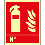 [EL20121WA] EL20121WA - Cartello luminescente estintore N  ISO 7010