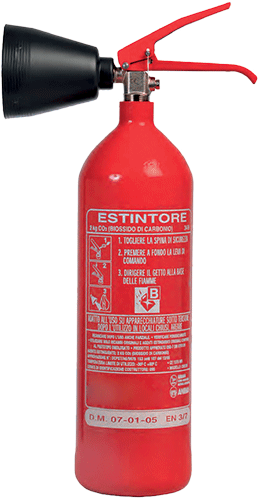 [EOCB02] EOCB02 - Estintore portatile a CO2 classe 34B da 2 kg