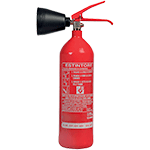 [EOCB02] EOCB02 - Estintore portatile a CO2 classe 34B da 2 kg