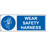 [EYE1907K] EYE1907K - sign hazard WEAR SAFETY HARNESS EN ISO 7010 M018