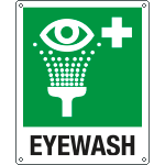[EYE20104K] EYE20104K - Sign emergency EYEWASH EN ISO 7010 E011
