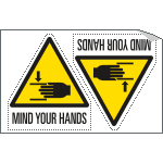 [EYE95260A] EYE95260A - Sheet n. 2 label MIND YOUR HANDS EN ISO 7010