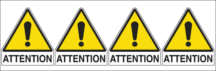 [EYF95257B] EYF95257B - Sheet n.4 label ATTENTION EN ISO 7010