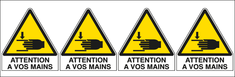 [EYF95260B] EYF95260B - sheet n. 4 label ATTENTION A VOS MAINS EN ISO 7010