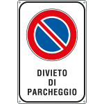 [FA5629Y] FA5629Y - Cartello scatolato Divieto di parcheggio