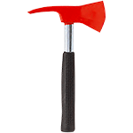 [FAP401] FAP401 - Picozzino in acciaio manico gomma DIN 14294 compreso fodero