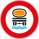 [FAR262064B] FAR262064B - Disco rifrangente NF64B TRANSITO vietato TRASPORTARE