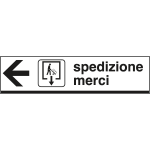 [FAR6802L] FAR6802L - Cartello SPEDIZIONE MERCI sinistra