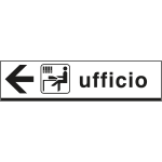 [FAR6808L] FAR6808L - Cartello UFFICIO sinistra
