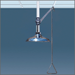 [FEX110] FEX110 - Doccia da soffitto INOx  con comando tirante