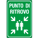 [FL5668Y] FL5668Y - Cartello  PUNTO DI RITROVO