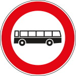 [FLH260059] FLH260059 - Cartello HI NF 59 TRANSITO vietato AUTOBUS