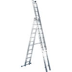 [HSS300G] HSS300G - Scala alluminio componibile cm. 320 con pianetto