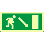 [L16029WP] L16029WP - Cartello fotoluminescente uscita di sicurezza