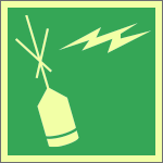 [L9844P] L9844P - Cartello fotoluminescente EPIRB